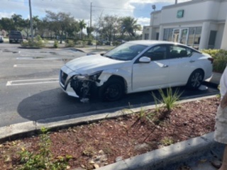 This Nissan altima is at my local enterprise it was wrecked